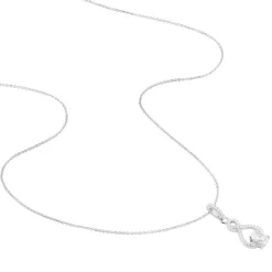 Collier Ylianna Argent Blanc Oxyde De Zirconium