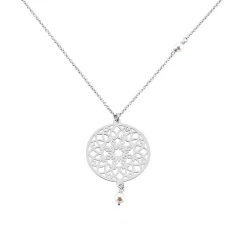 Collier Yolenn Argent Blanc Perle De Culture