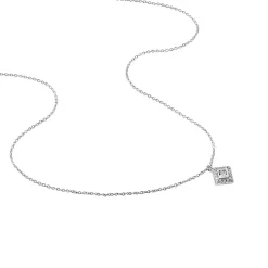 Collier Ysambre Argent Blanc Oxyde De Zirconium
