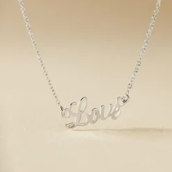 Collier Yuki Argent Blanc