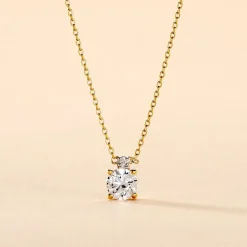 Collier Zilda Or Jaune Oxyde De Zirconium