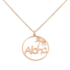 Collier Zofie Argent Rose