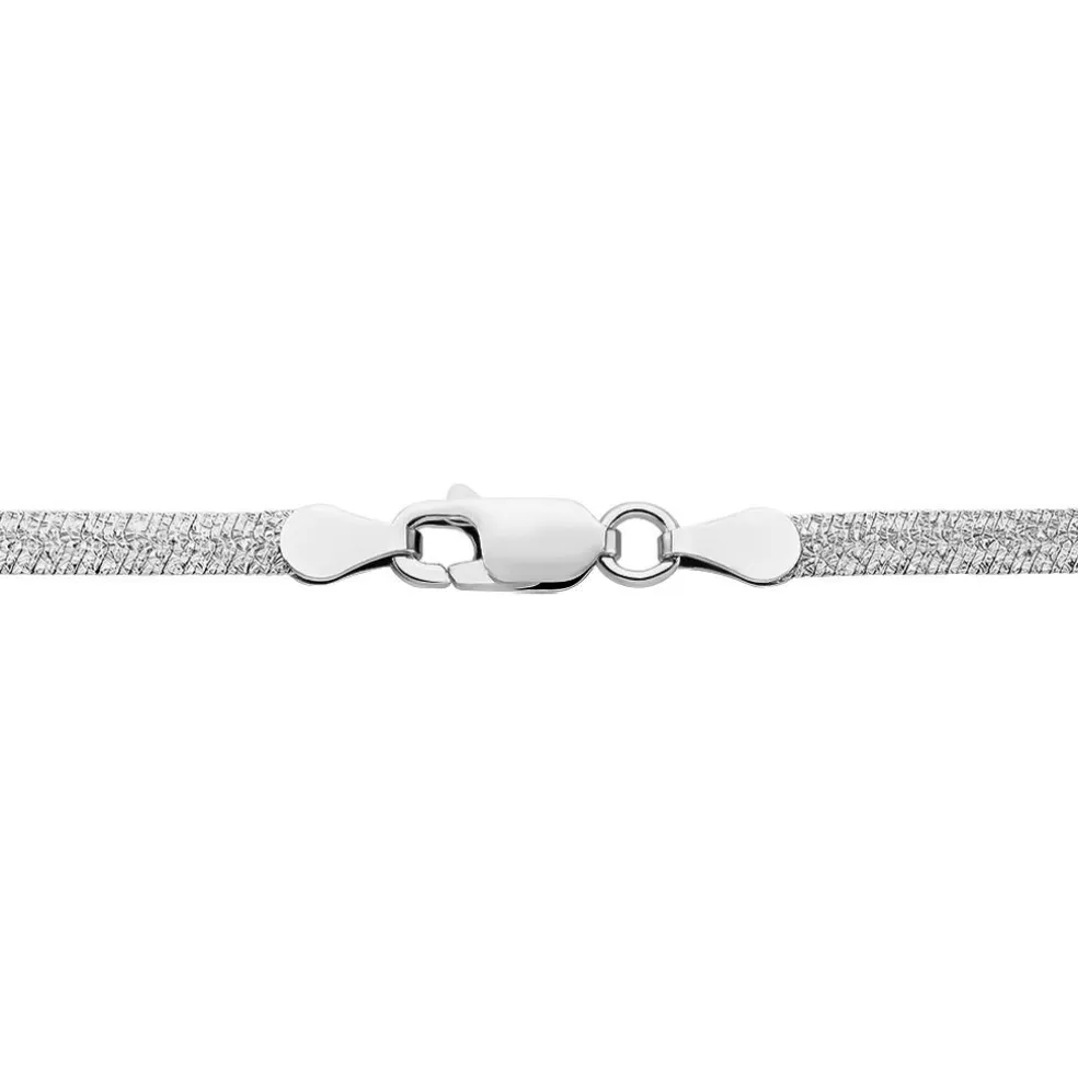 Collier Zoubeida Argent Blanc
