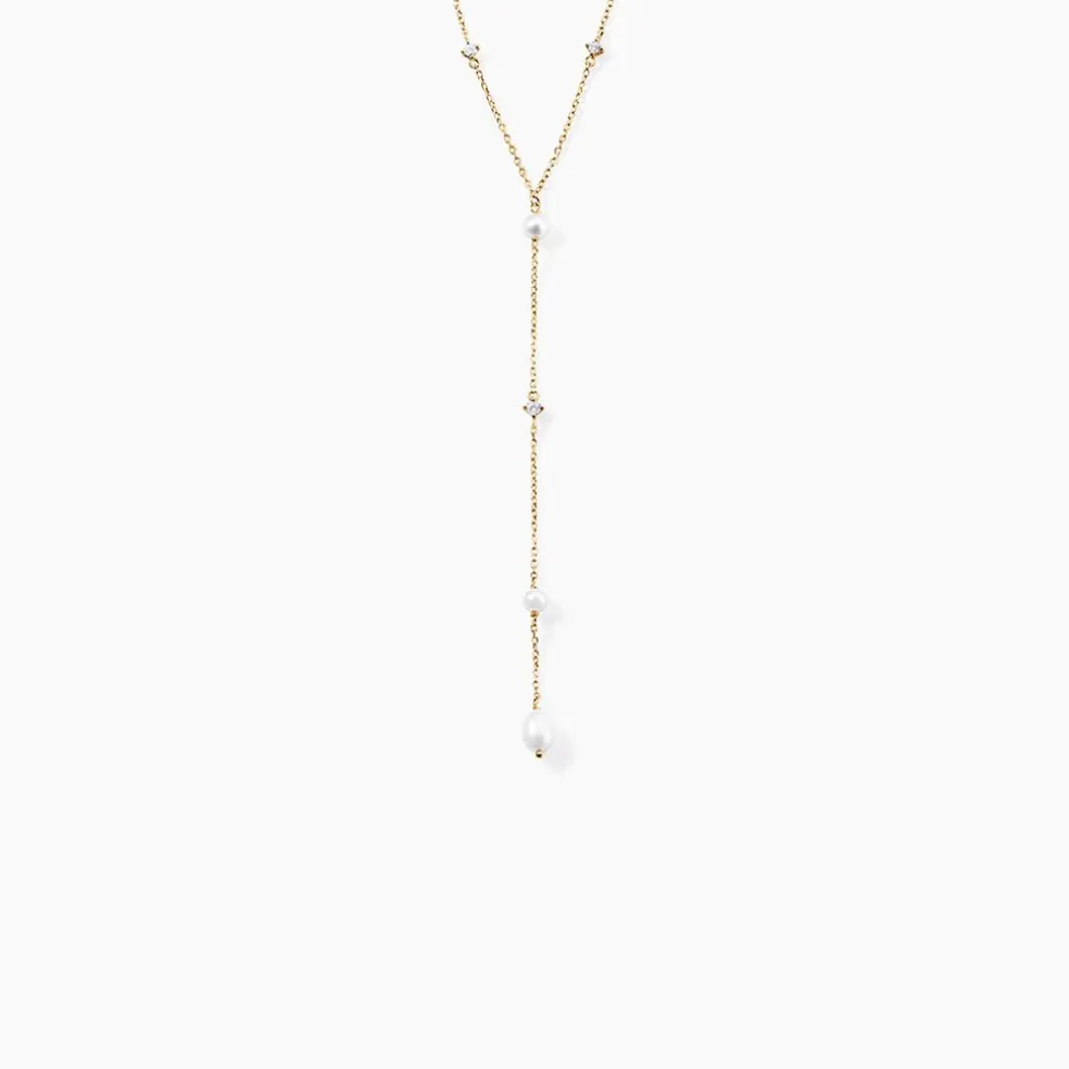 Collier Zsofika Or Jaune Perle De Culture