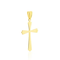 CORANTIN KREUZ 2 Unisex Anhänger Gold Bicolor 375 (9 Karat) Religiöses Kreuz