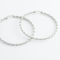 Creoles Acier Blanc Antonello