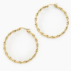 Creoles Acier Dore Antonello