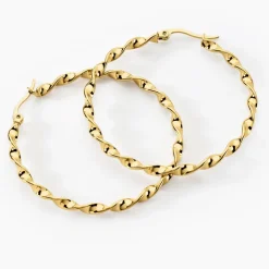 Creoles Acier Dore Antonello