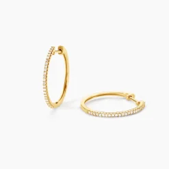 Creoles Or Jaune Aryanna Diamants