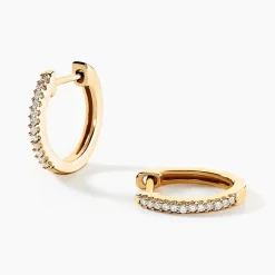 Creoles Or Jaune Aryanna Diamants