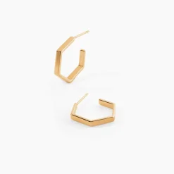 Creoles Plaqué Or Tamra