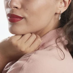 Créole Unitaire Argent Blanc Ancelin Oxydes De Zirconium