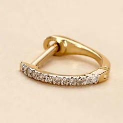 Créole Unitaire Aryanna Or Jaune Diamant