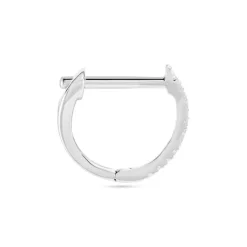 Créole Unitaire Aryanna Or Blanc Diamant