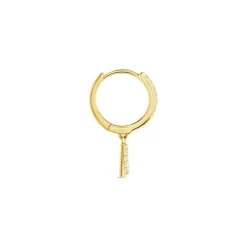 Créole Unitaire Léria Or Jaune Oxydes De Zirconium