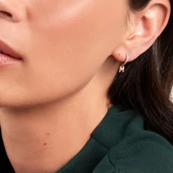 Créole Unitaire Léria Or Jaune Oxydes De Zirconium