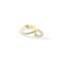 Créole Unitaire Léria Or Jaune Oxydes De Zirconium