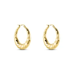 Créoles Acier Doré Ibbie