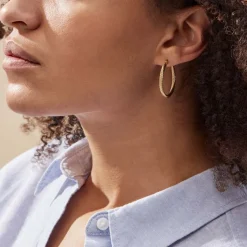 Créoles Acier Doré Pascau