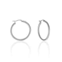 Créoles Acier Gris Pascau