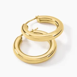 Créoles Adama Acier Jaune