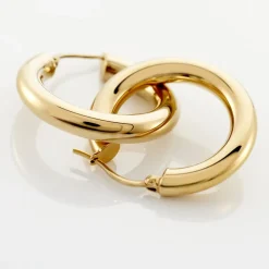 Créoles Adama Acier Jaune