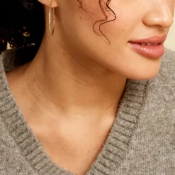 Créoles Aglavie Flexibles Or Jaune