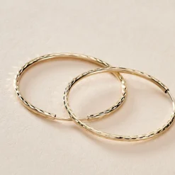 Créoles Aglavie Flexibles Or Jaune