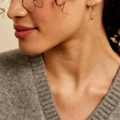 Créoles Aglavie Flexibles Or Jaune