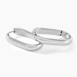 Créoles Anadia Acier Blanc