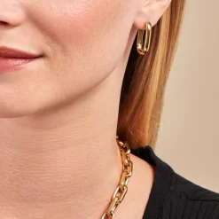 Créoles Anadia Acier Jaune