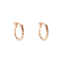 Créoles Anastasia Argent Rose