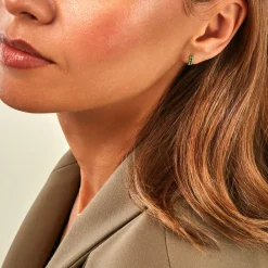 Créoles Andgelina Or Jaune Oxyde De Zirconium