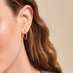 Créoles Anusha Plaqué Or Doré