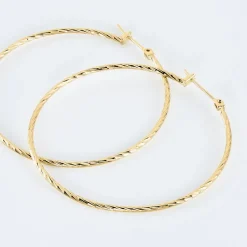 Créoles Anusha Plaqué Or Jaune