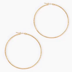 Créoles Anusha Plaqué Or Jaune