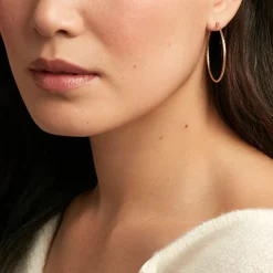 Créoles Anusha Plaqué Or Jaune