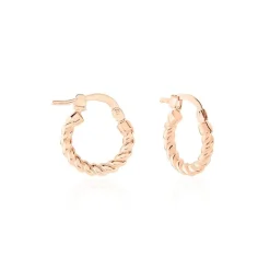 Créoles Appolina Argent Rose