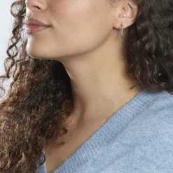 Créoles Argent Blanc Abie