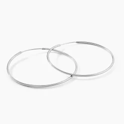 Créoles Argent Blanc Olympia