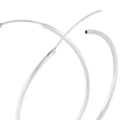 Créoles Argent Blanc Olympia