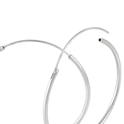 Créoles Argent Blanc Olympia