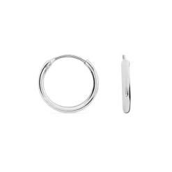 Créoles Argent Blanc Olympia