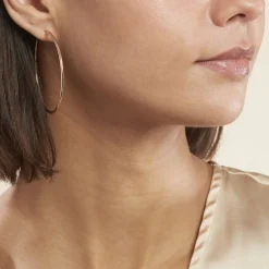 Créoles Argent Rose Olympia