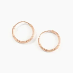 Créoles Argent Rose Olympia