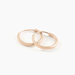 Créoles Argent Rose Olympia