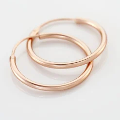 Créoles Argent Rose Olympia