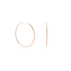 Créoles Argent Rose Olympia