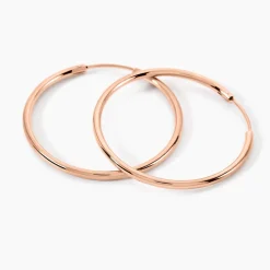 Créoles Argent Rose Olympia