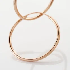 Créoles Argent Rose Olympia